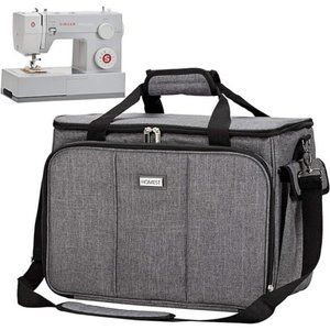 Sewing Machine Carrying Case with Multiple Storage Pockets, Universal Tote Bag
